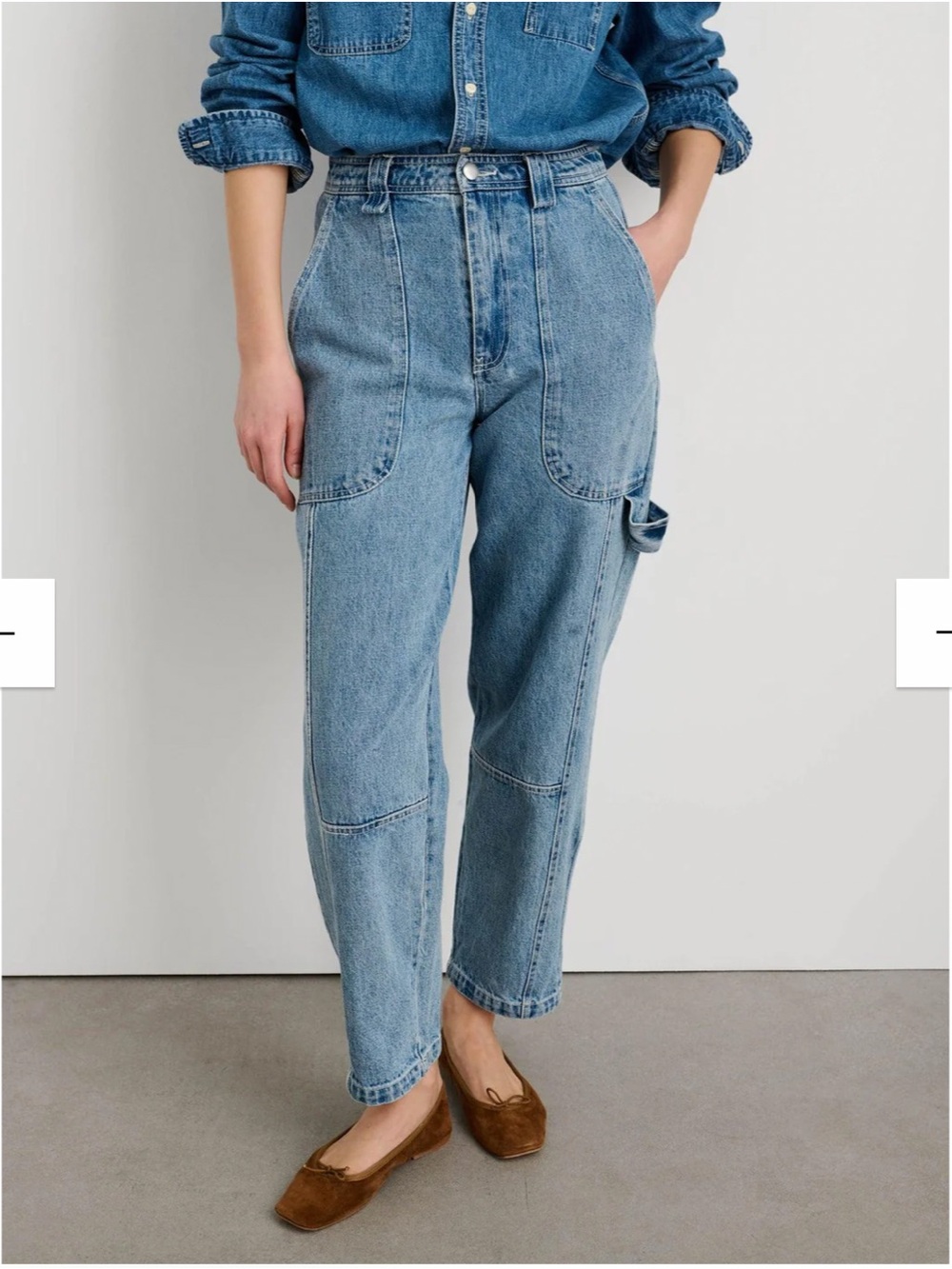 Alex Mill Phoebe Jeans washed denim size 6